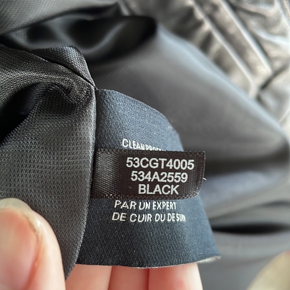 NWOT Cole Haan Leather Moto Jacket Size - Picture 9 of 13